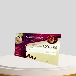 Dárkový poukaz v hodnotě 1.000,- Kč