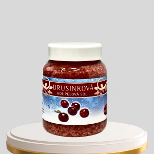 Koupelová sůl - brusinka