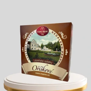 Lázeňské oplatky oříškové - balení po 5 ks